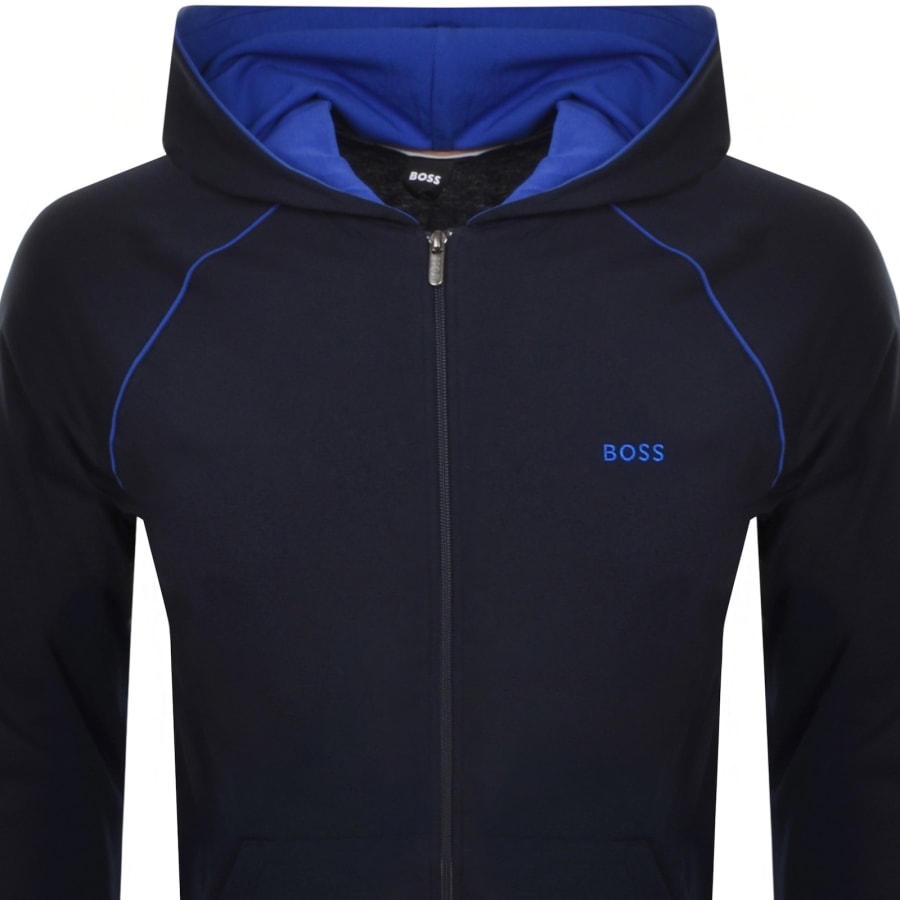 Blue boss hoodie hotsell